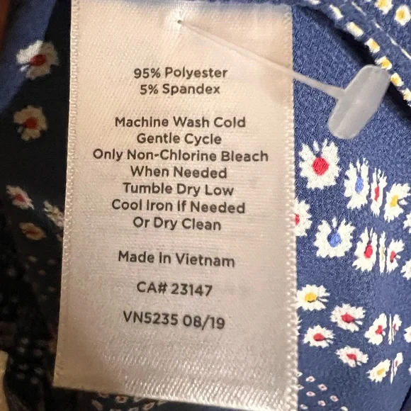 Talbot keyhole flower pattern short sleeve shirt Size L - Picture 3 of 7